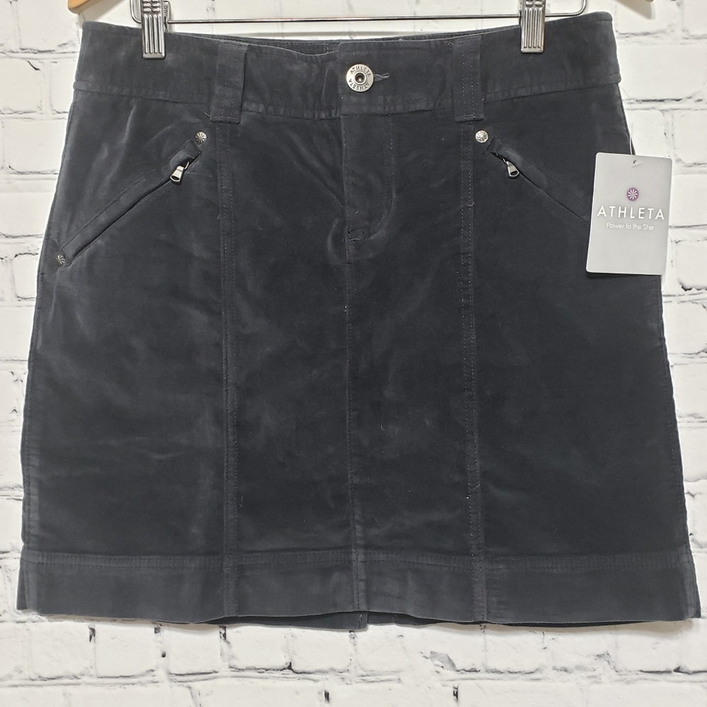 Athleta NWT Sz 8 Roseville Skirt Grey - Picture 7 of 13